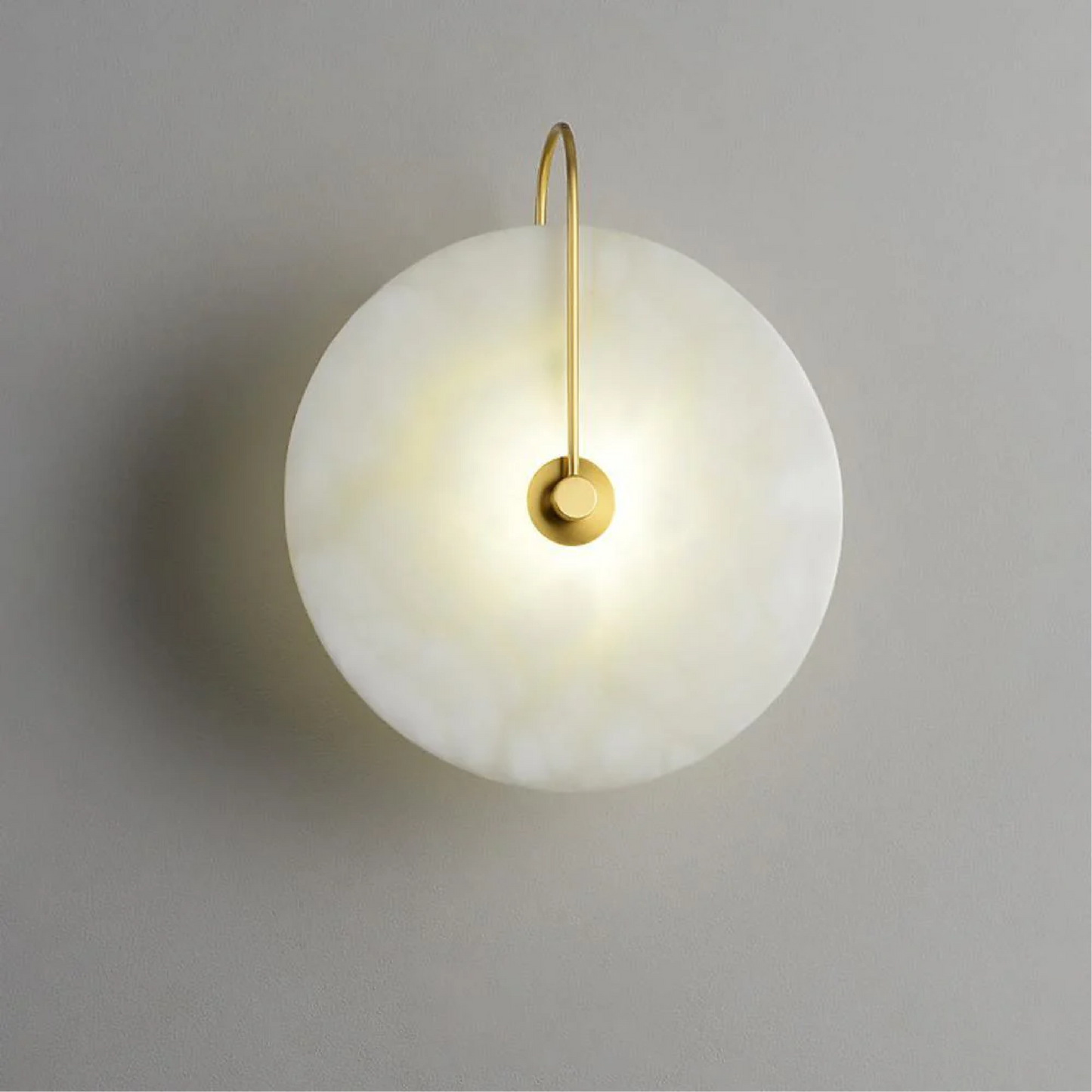 Lumenda | Modern Alabaster Marble LED Wall Lamp for Elegant Interiors
