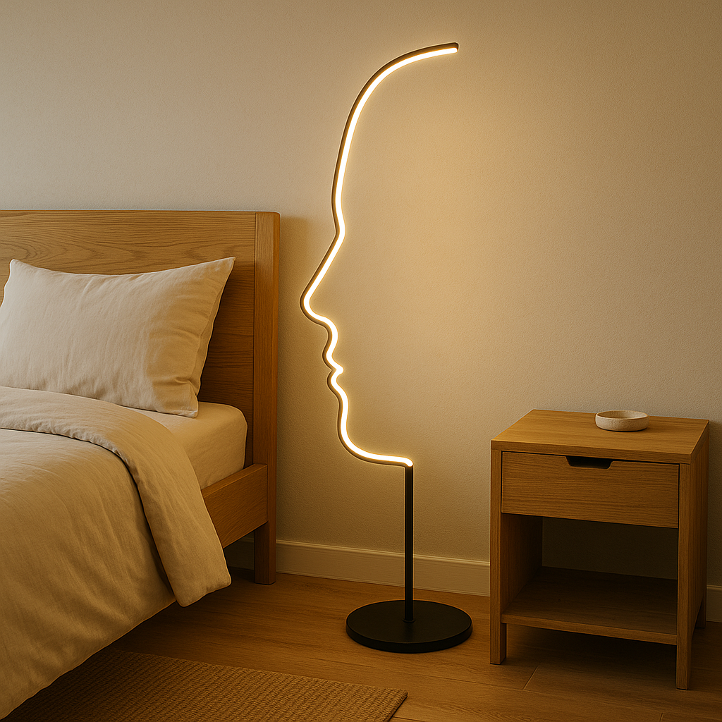 Lumeth | Modern Face-Design Floor Lamp