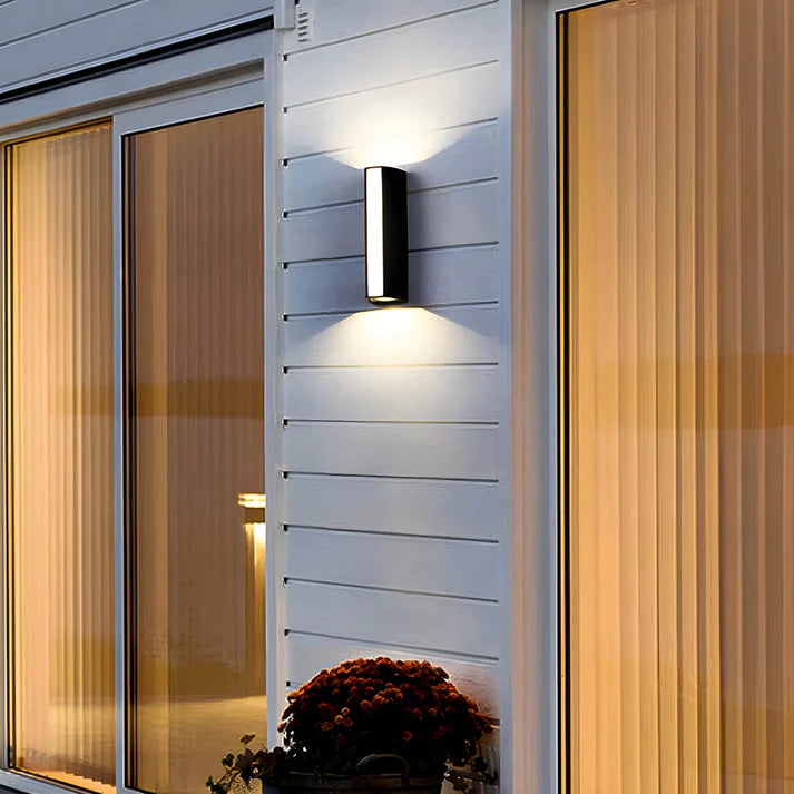 Lumetrax | Elegant 2-Way Outdoor Wall Light for Contemporary Exteriors