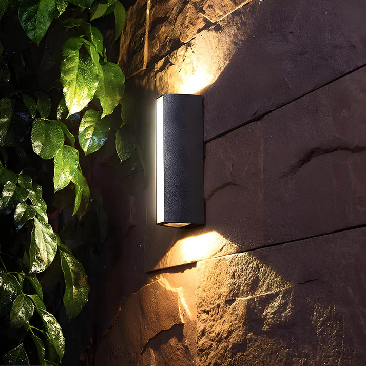 Lumetrax | Elegant 2-Way Outdoor Wall Light for Contemporary Exteriors
