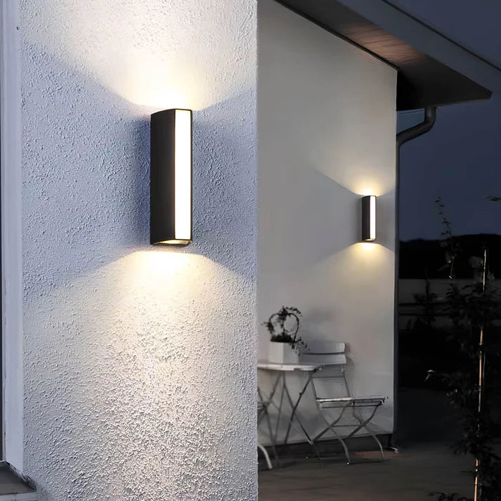 Lumetrax | Elegant 2-Way Outdoor Wall Light for Contemporary Exteriors