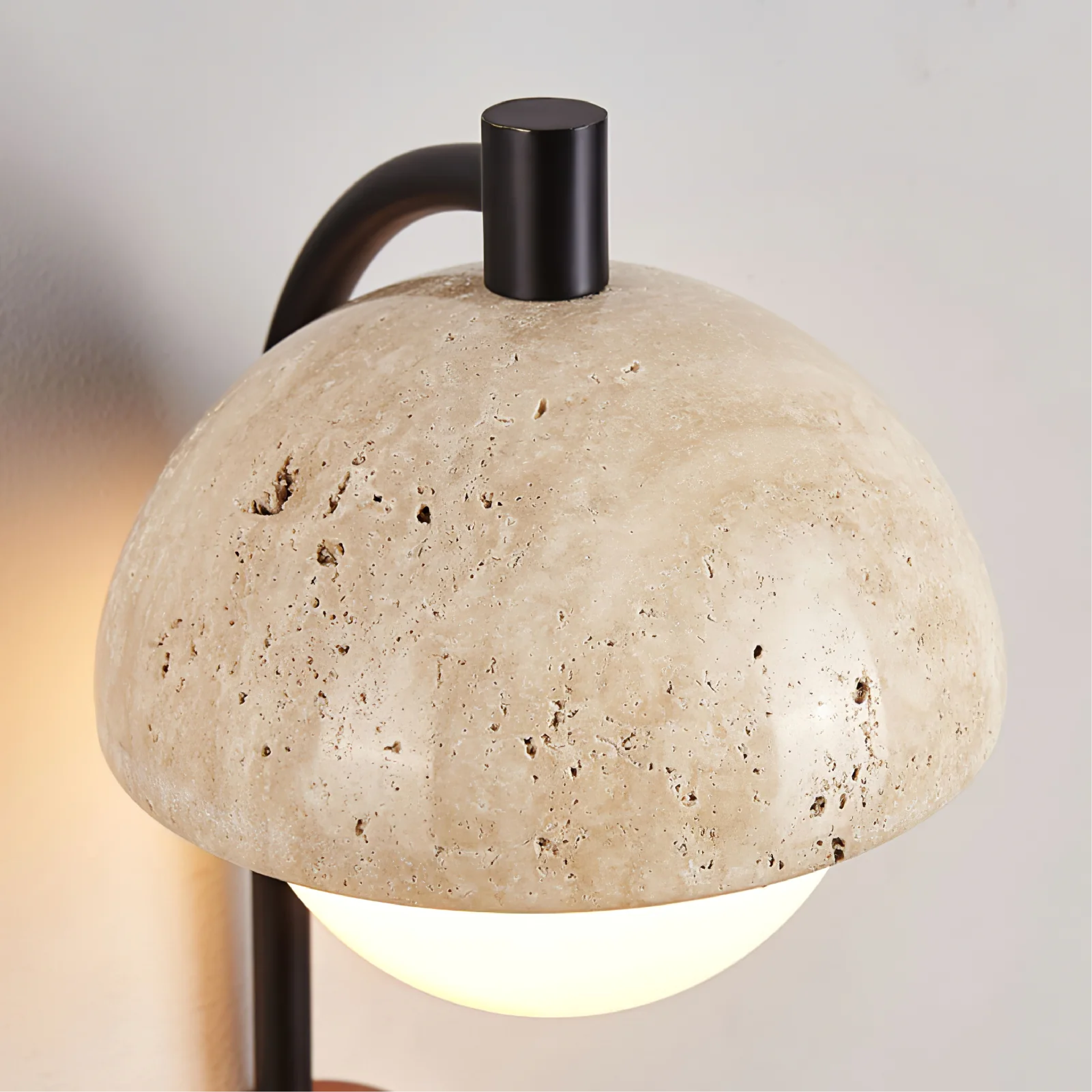 Lumeviax | Vintage-Style Arco Stone Wall Light for Timeless Décor