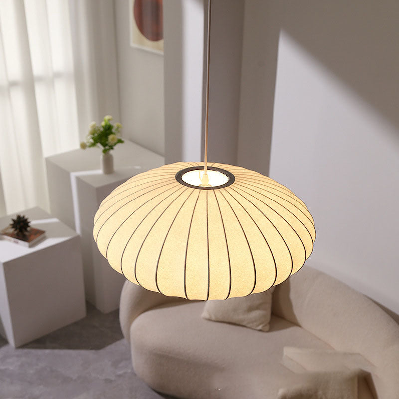 Luminth | Italian-Style Silk Pendant Lamp for Elegant Interiors