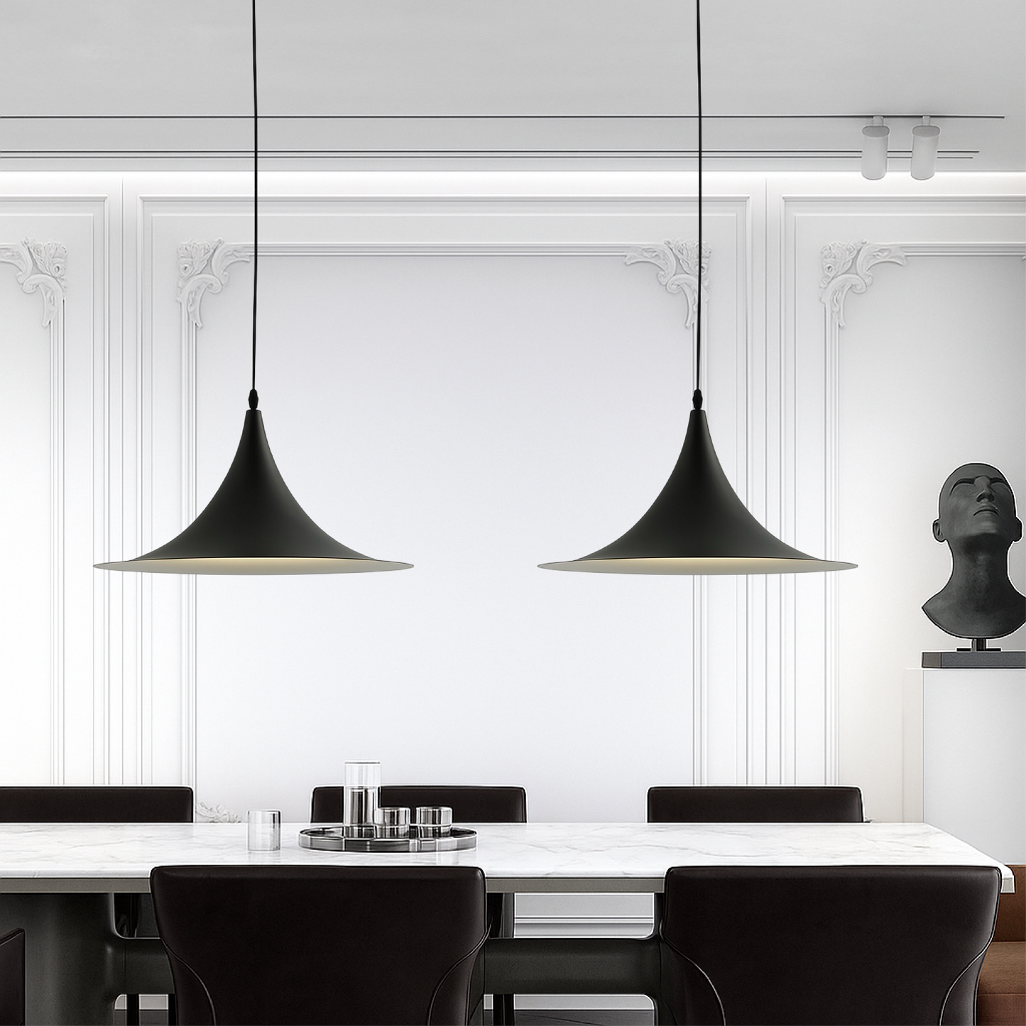 Lumithen | Scandinavian Saucer-Style Ceiling Pendant Light