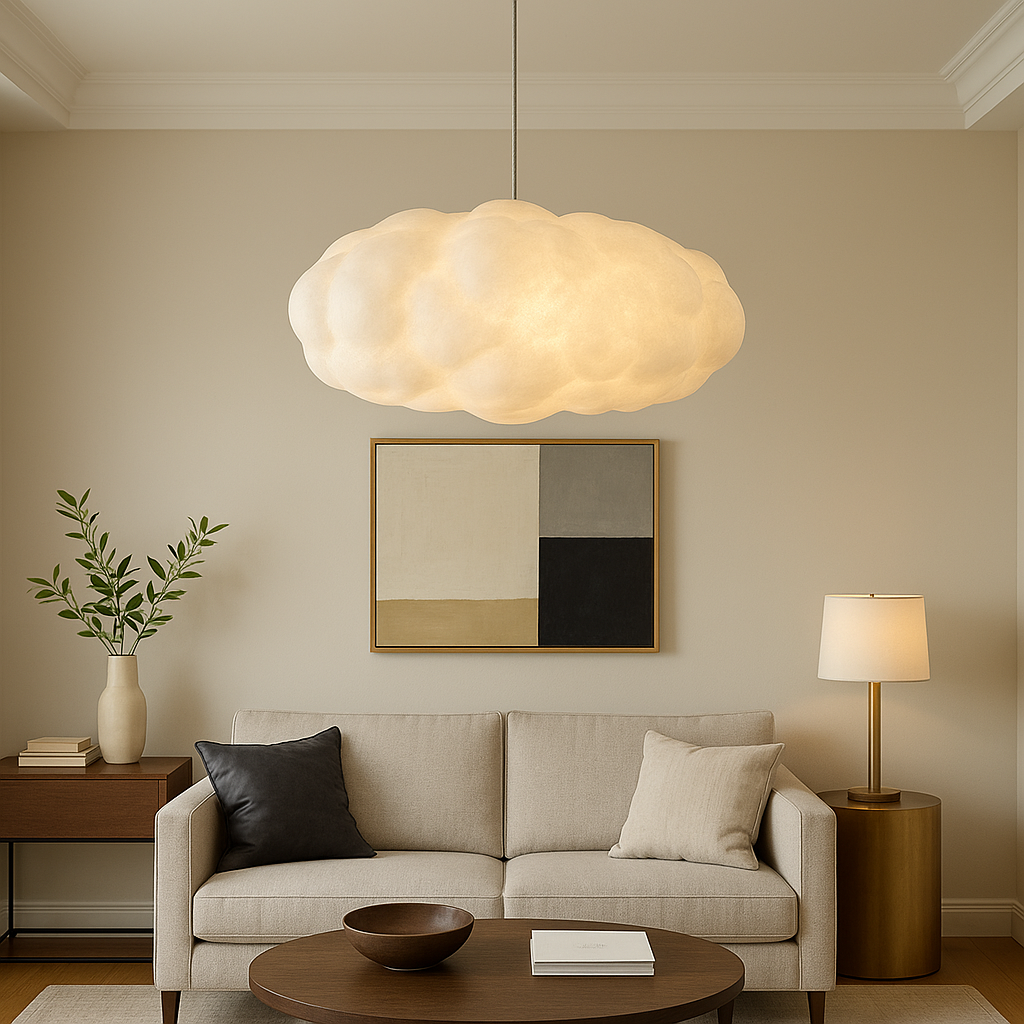 Lumorae | Cloud-Shaped Pendant Lamp with Soft Illumination