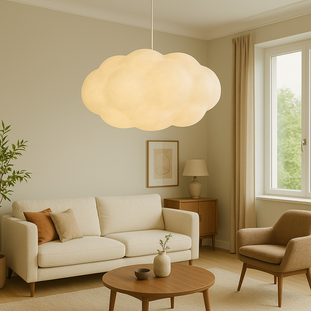 Lumorae | Cloud-Shaped Pendant Lamp with Soft Illumination