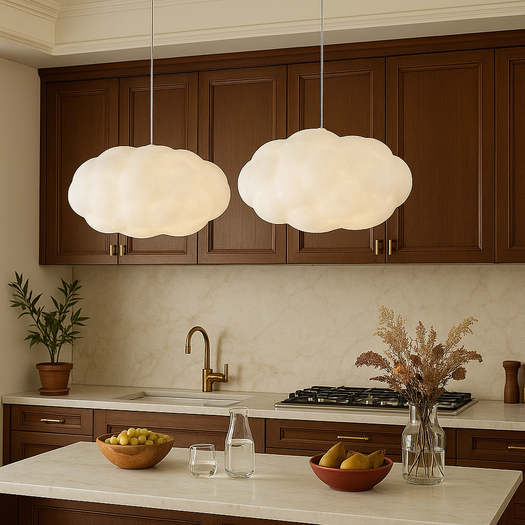 Lumorae | Cloud-Shaped Pendant Lamp with Soft Illumination