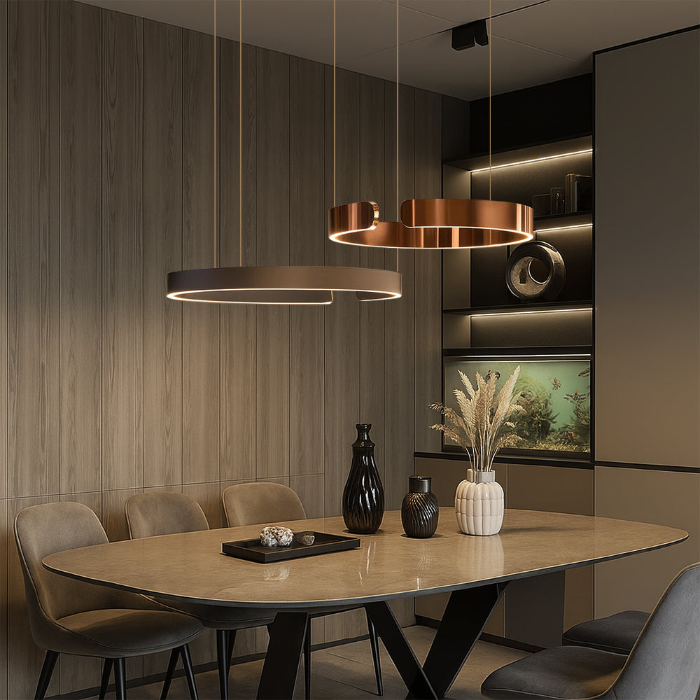 Lumoraq | Minimalist Ring Pendant Lamp with Elegant Aesthetics
