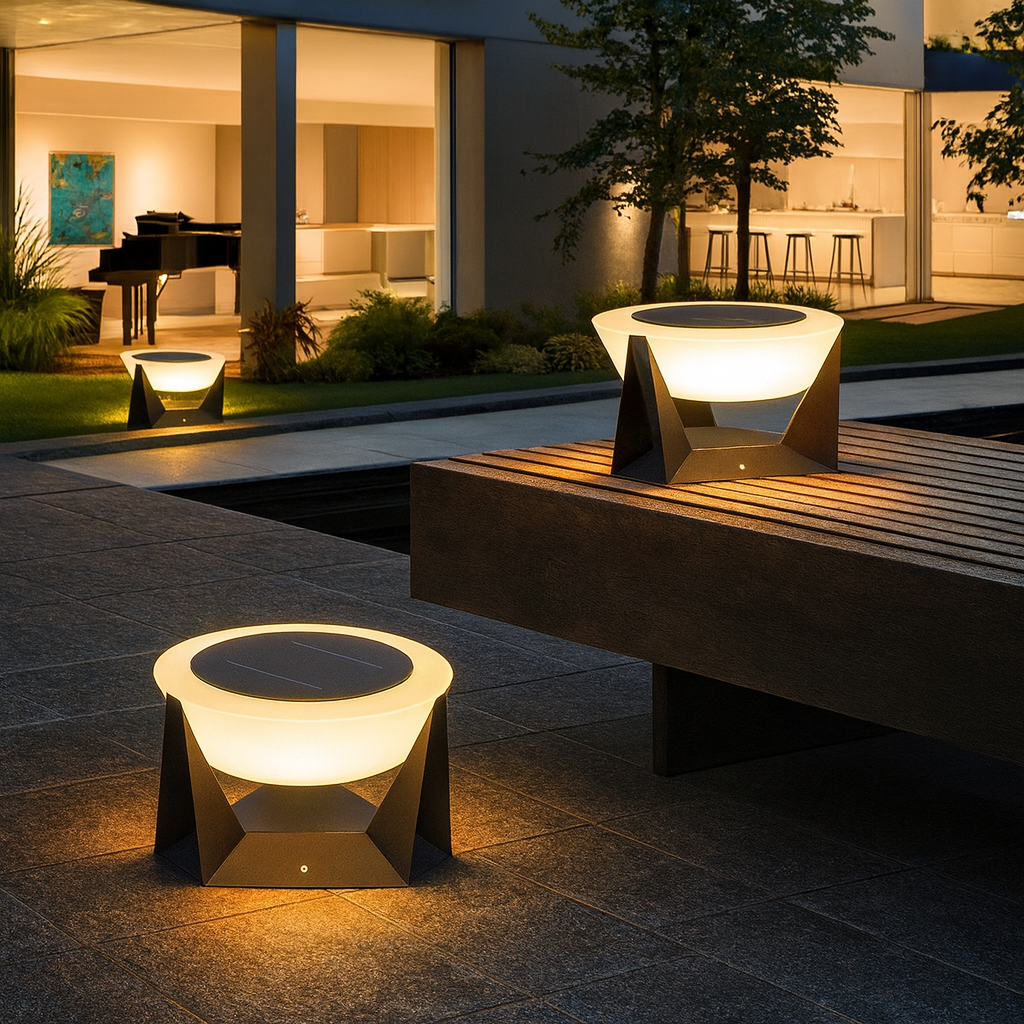 Lumozae | Smart Solar Patio Lamps Enhancing Modern Outdoor Spaces