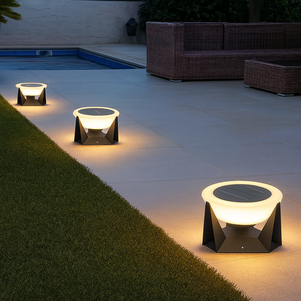 Lumozae | Smart Solar Patio Lamps Enhancing Modern Outdoor Spaces