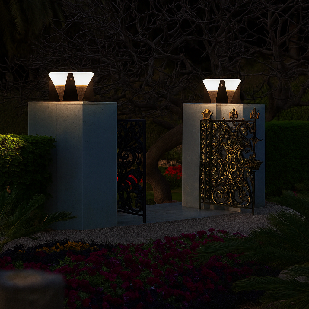 Lumozae | Smart Solar Patio Lamps Enhancing Modern Outdoor Spaces