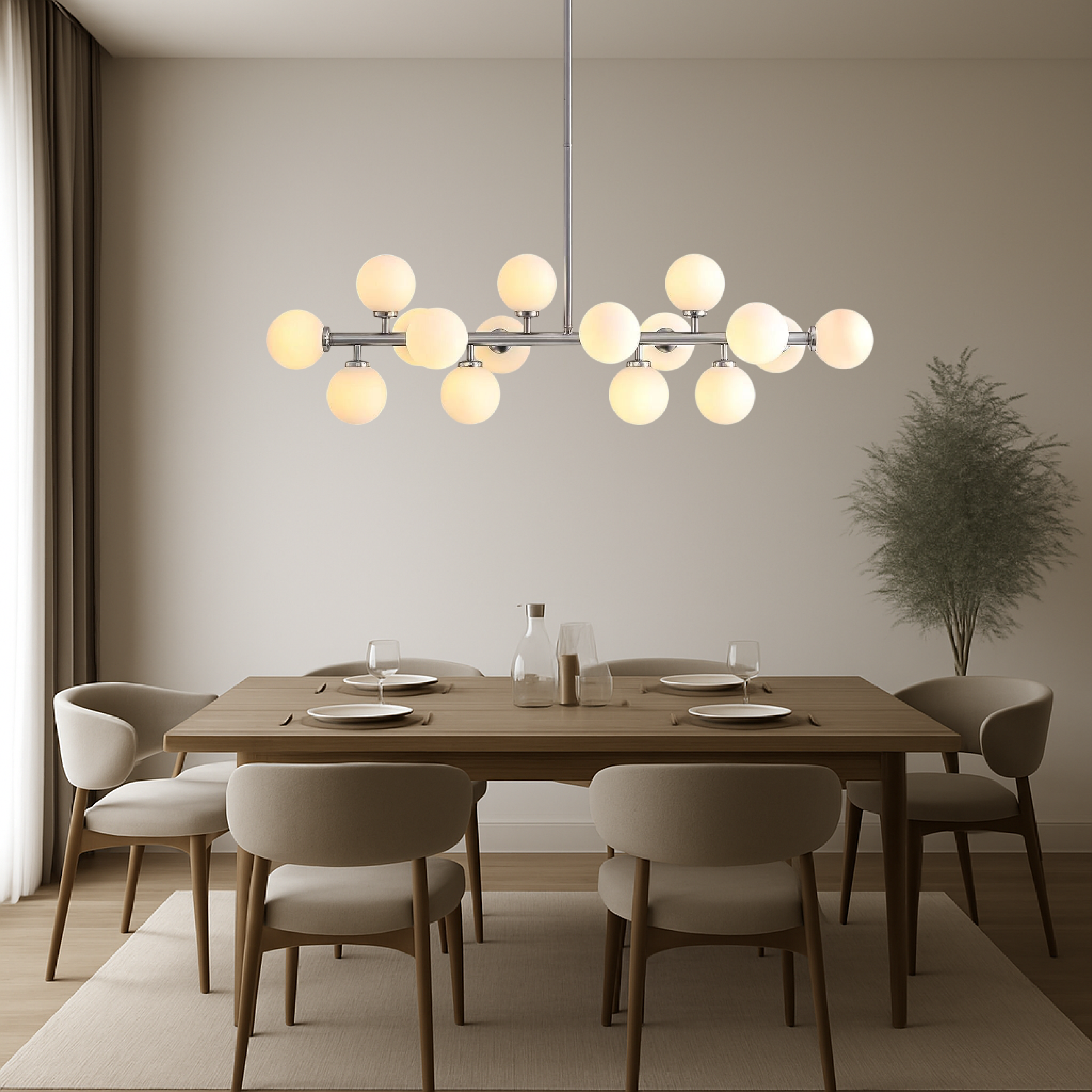 Lureth | Timeless 16-Piece Kitchen Pendant Lighting Set