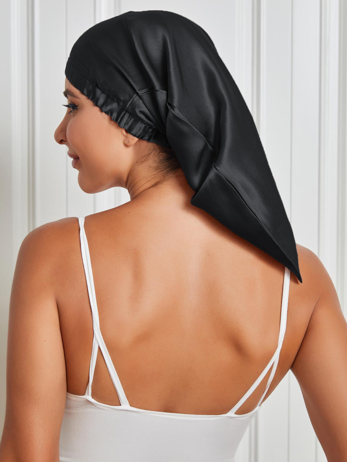 PureSilk Sleep Cap – A high-quality silk sleep cap that combines classic elegance with practical hair protection.