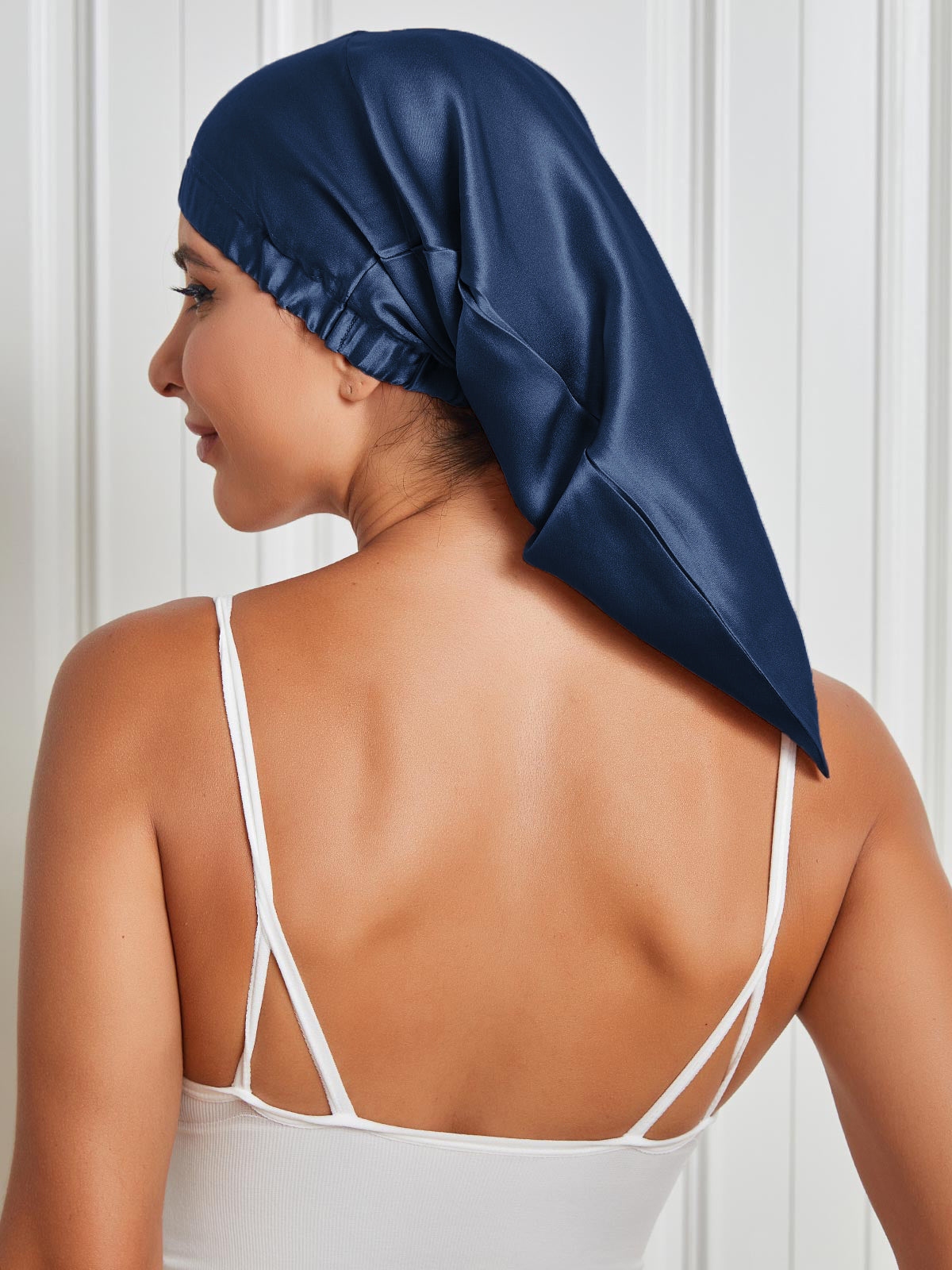 PureSilk Sleep Cap – A high-quality silk sleep cap that combines classic elegance with practical hair protection.