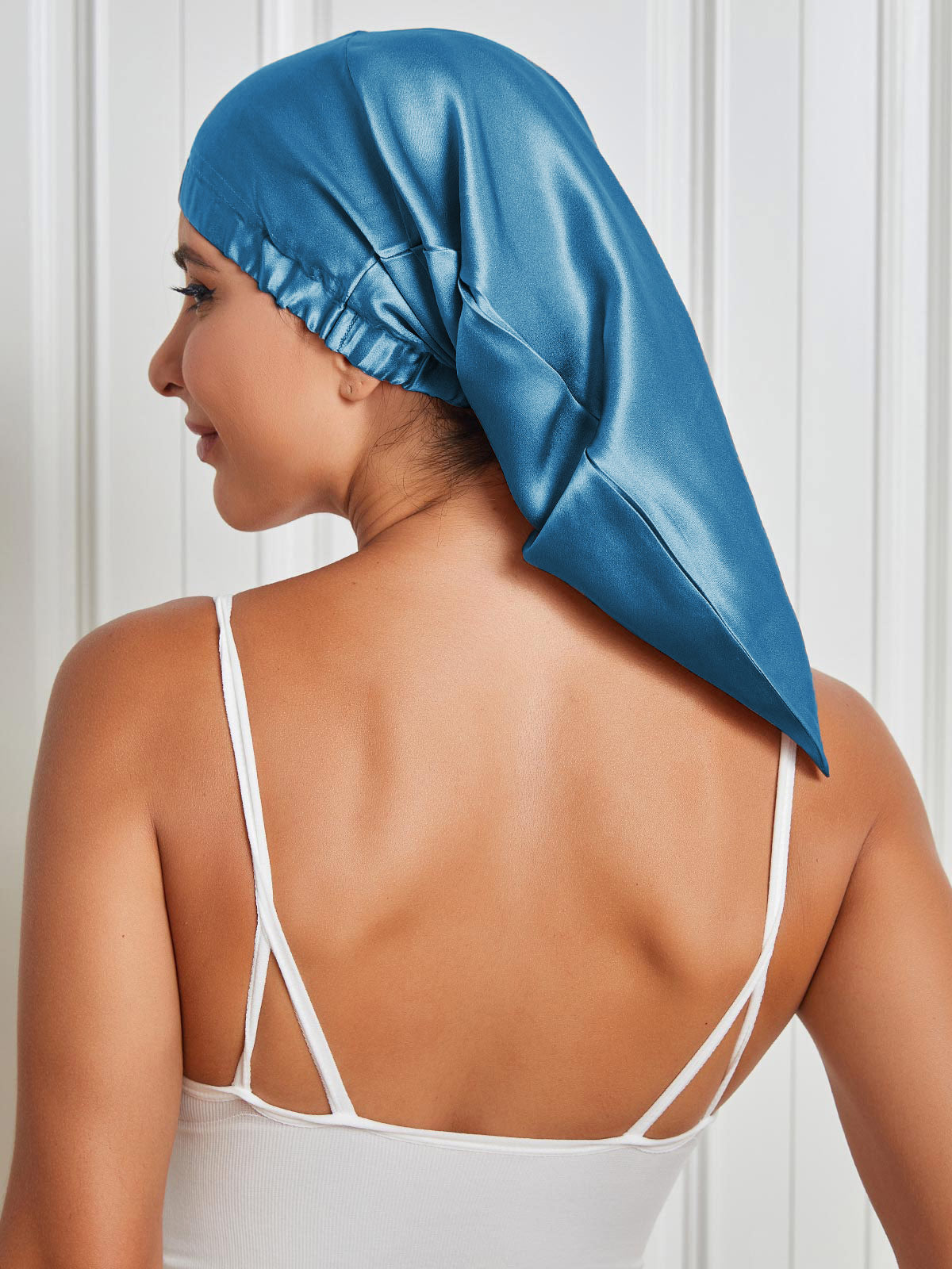 PureSilk Sleep Cap – A high-quality silk sleep cap that combines classic elegance with practical hair protection.