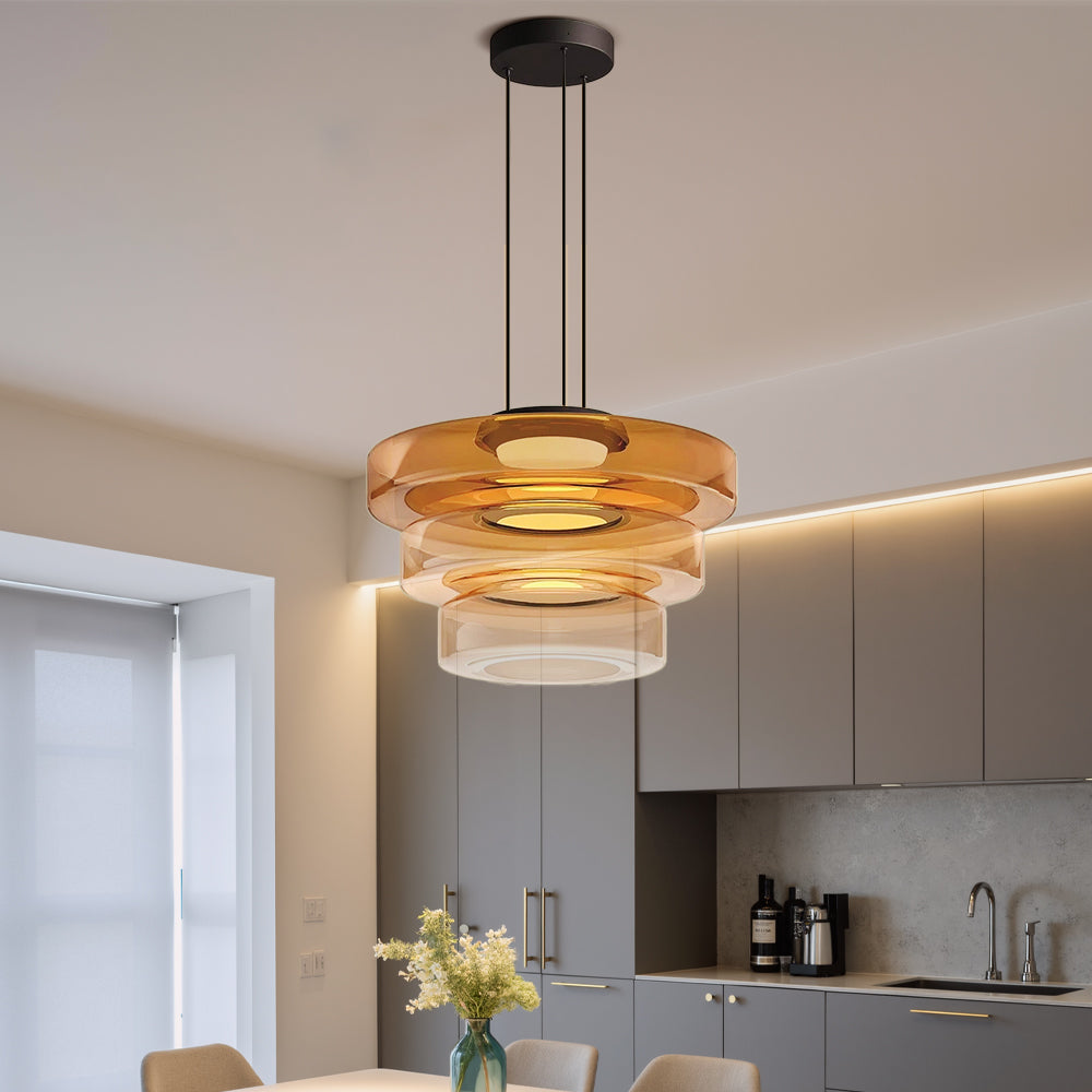 Luxelle | Danish Glass Pendant Lamp with Timeless Design
