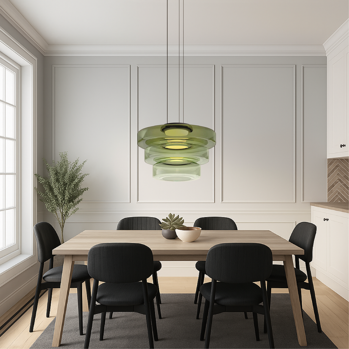 Luxelle | Danish Glass Pendant Lamp with Timeless Design
