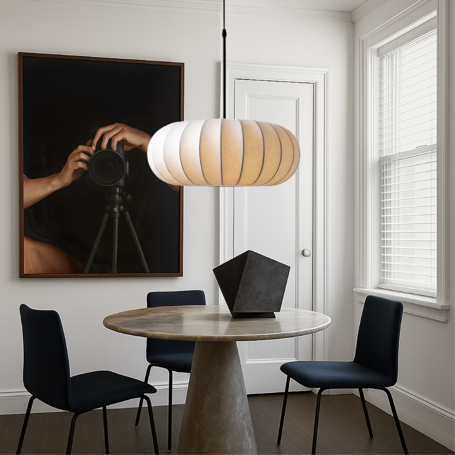 Luxona | Elegant Silk Pendant Light for Modern Living Spaces