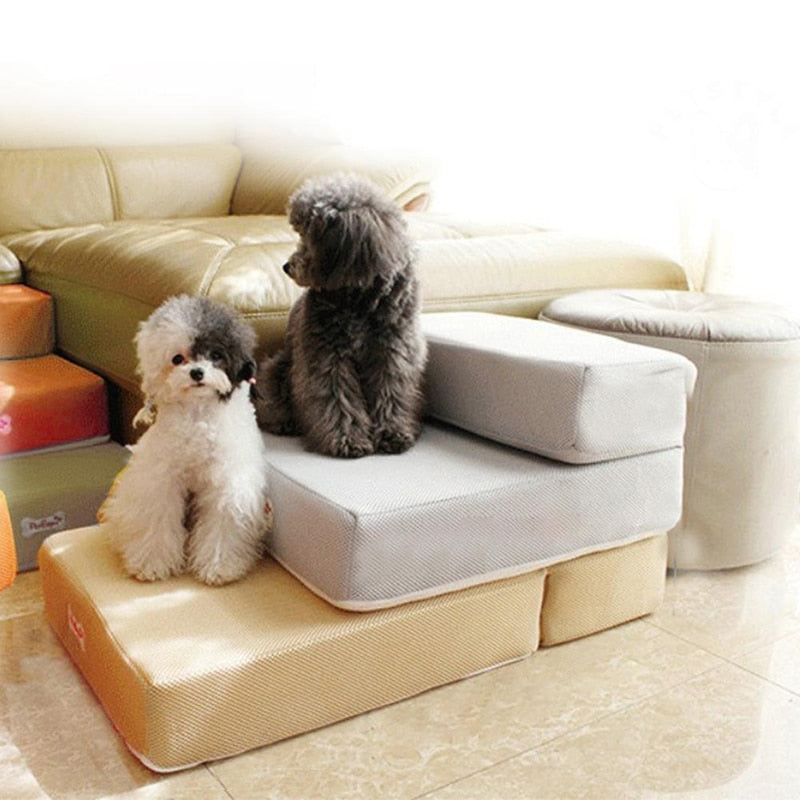 Premium Dog Steps – Non-Slip Pet Stairs for Bed & Sofa, Joint-Friendly Design for Small and Senior Dogs