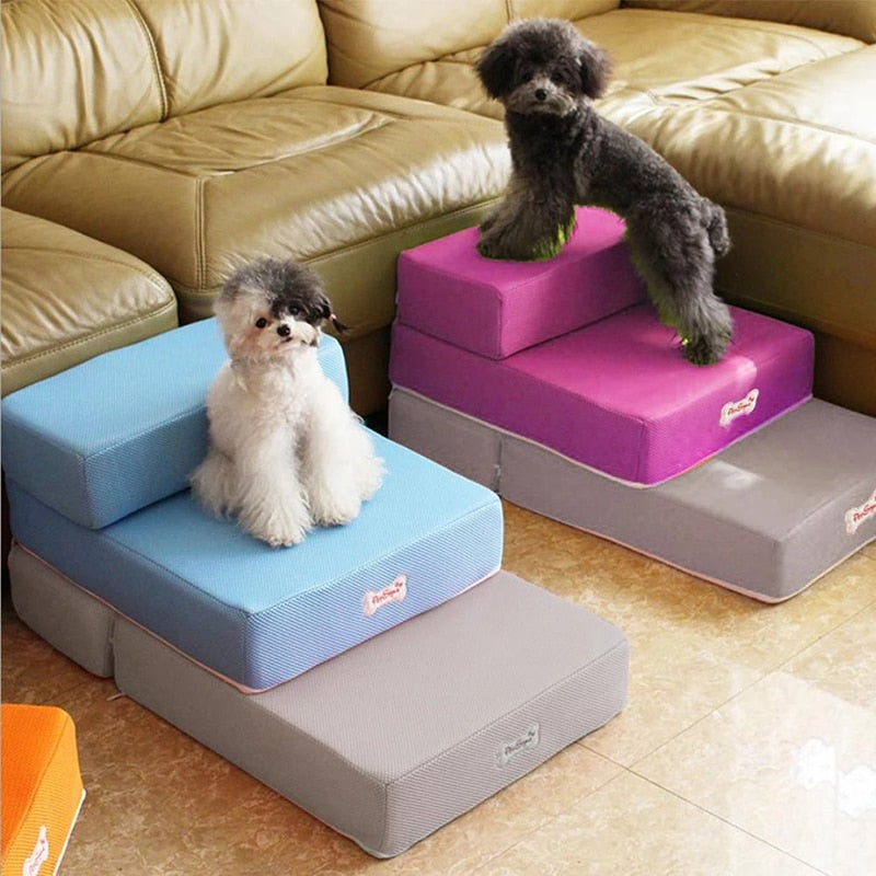 Premium Dog Steps – Non-Slip Pet Stairs for Bed & Sofa, Joint-Friendly Design for Small and Senior Dogs