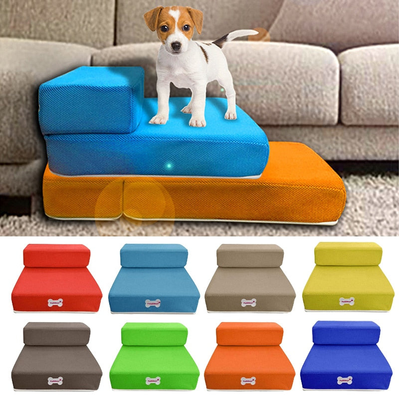 Premium Dog Steps – Non-Slip Pet Stairs for Bed & Sofa, Joint-Friendly Design for Small and Senior Dogs