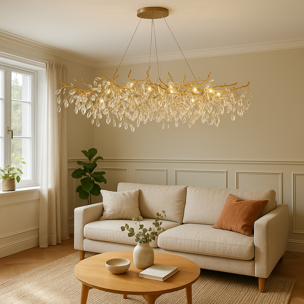 Luxvia | Elegant French Style Glass Chandelier