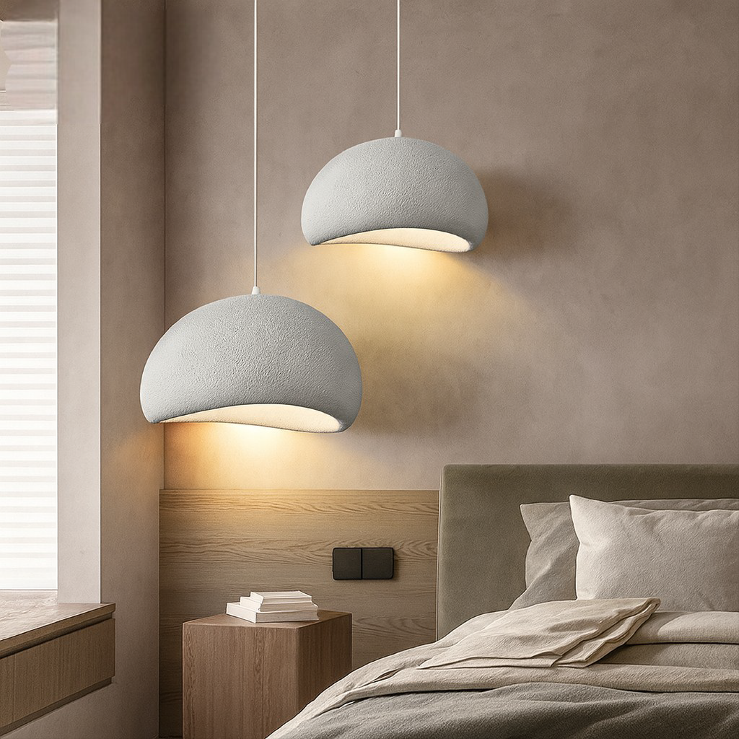Lysian | Modern Wabi-Sabi Pendant Lamp with Minimalist Aesthetic