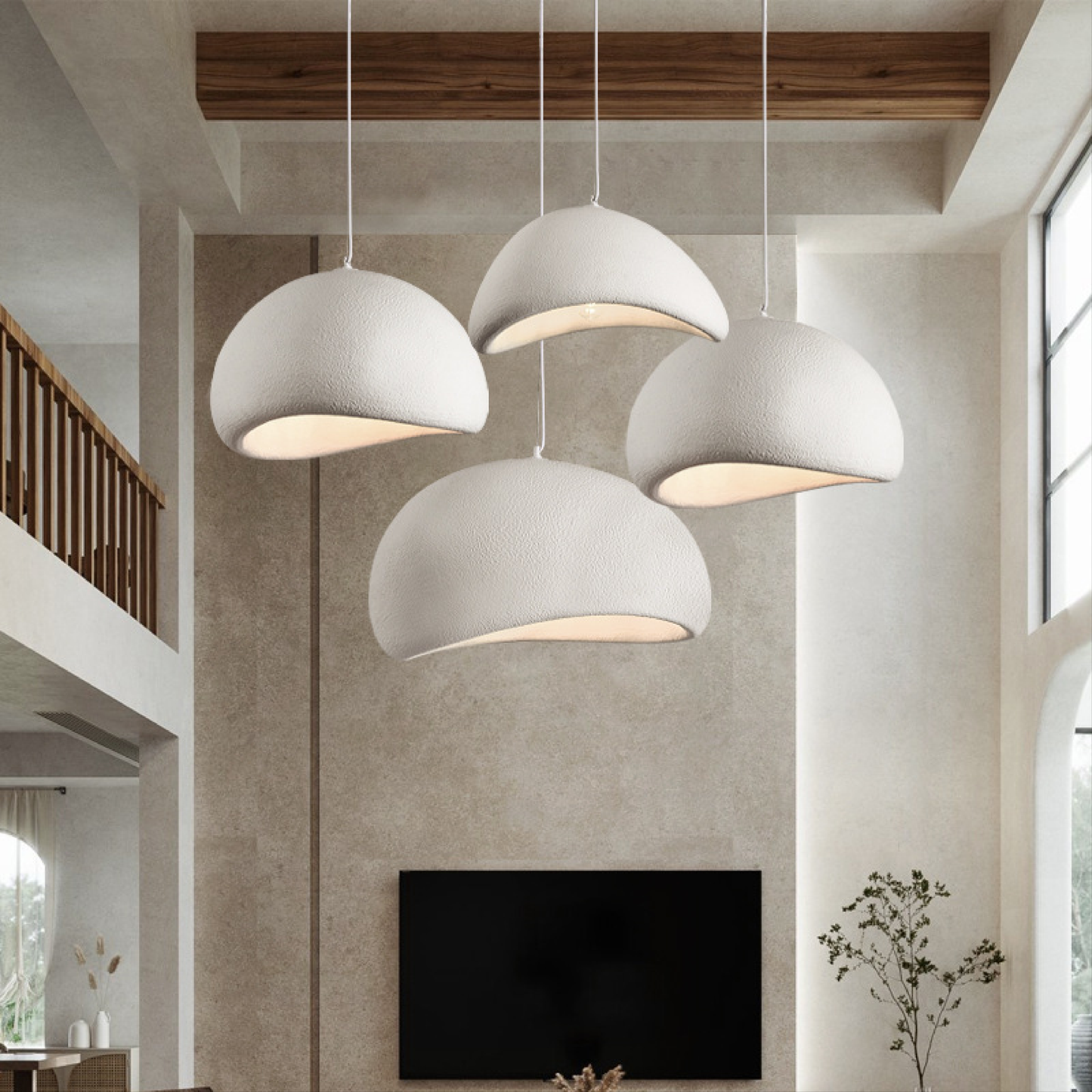 Lysian | Modern Wabi-Sabi Pendant Lamp with Minimalist Aesthetic
