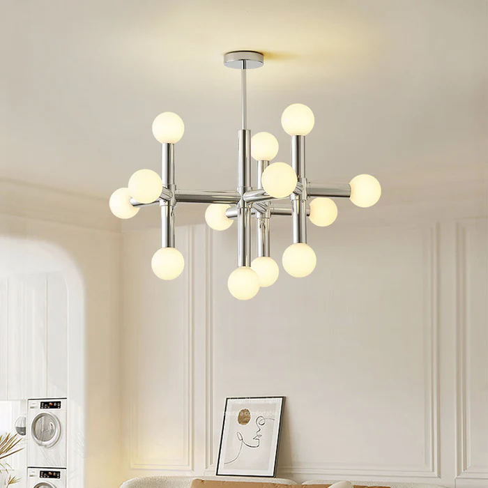 Lysiq | Bauhaus-Inspired Metal Chandelier for Modern Spaces