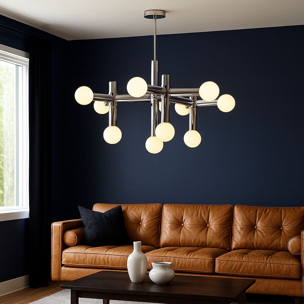 Lysiq | Bauhaus-Inspired Metal Chandelier for Modern Spaces