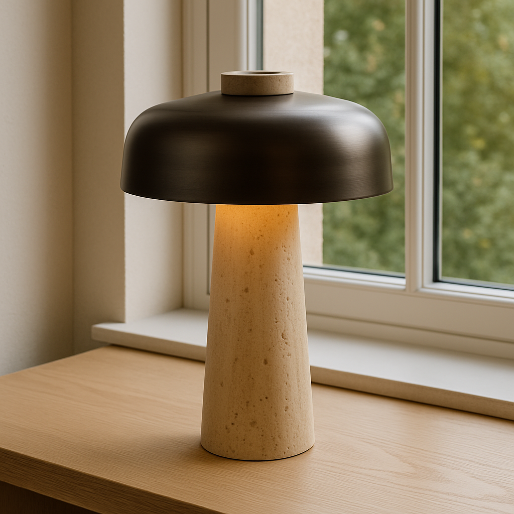 Lytian | Travertine-Style Elegant Table Lamp