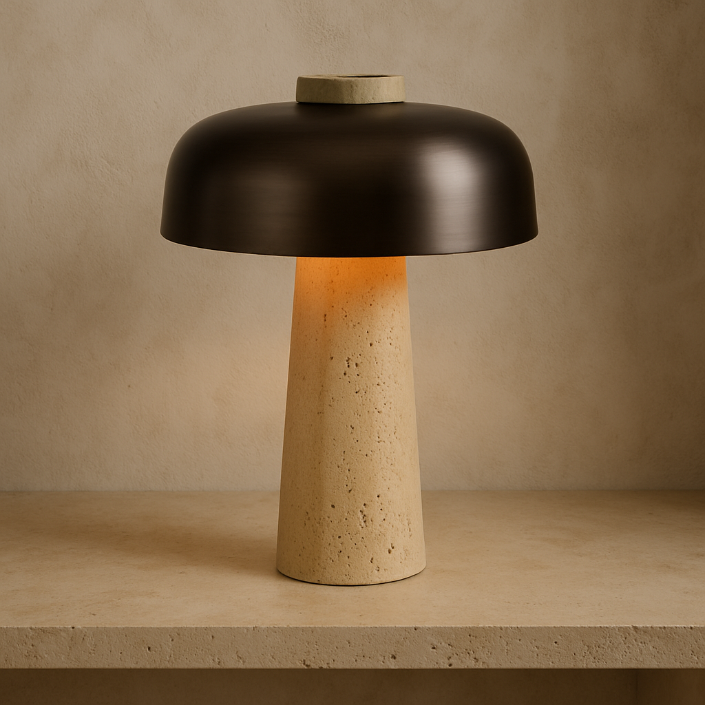 Lytian | Travertine-Style Elegant Table Lamp