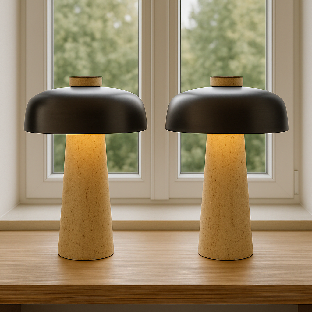 Lytian | Travertine-Style Elegant Table Lamp