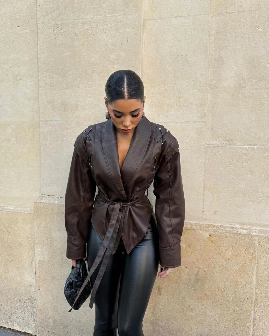 Madonna | Stylish Women's Coat with Tie Belt for Winter Fashion