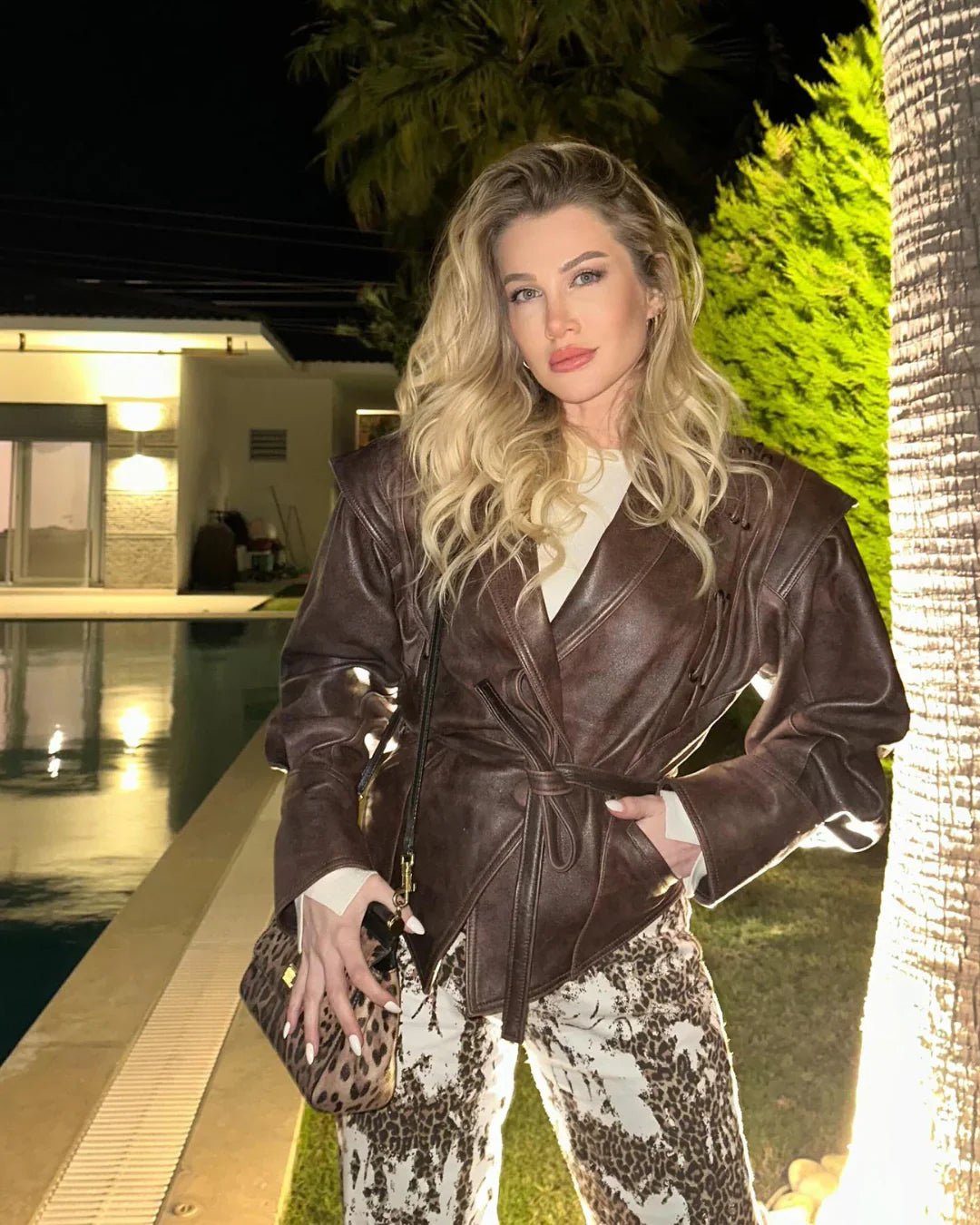 Madonna | Stylish Women's Coat with Tie Belt for Winter Fashion
