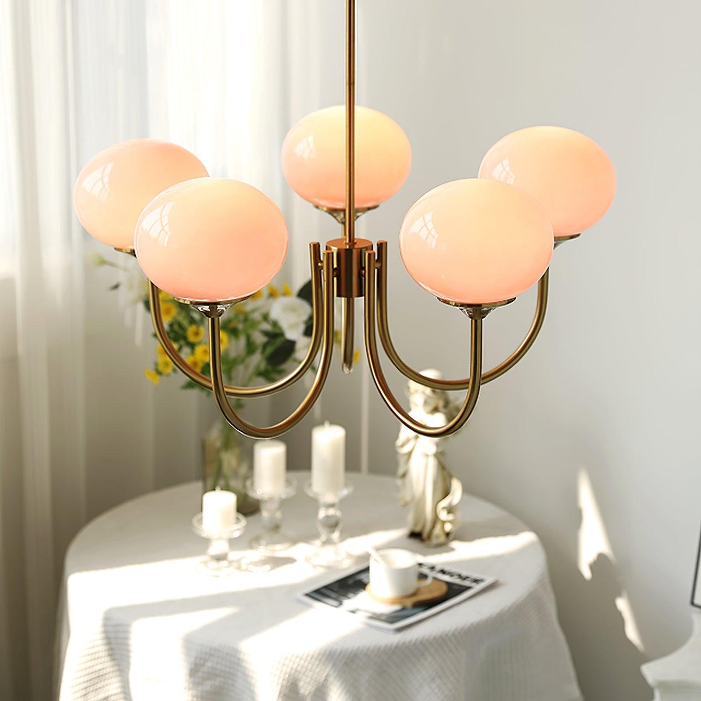 CloudWhisper – Stylish Marshmallow Light Fixture with Gentle Radiance