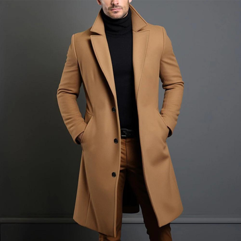 Warren | Timeless Winter Overcoat for Men with Relaxed Fit