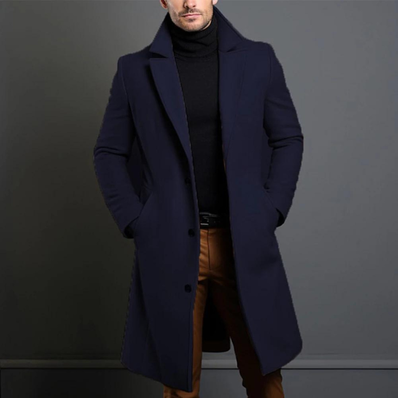 Warren | Timeless Winter Overcoat for Men with Relaxed Fit