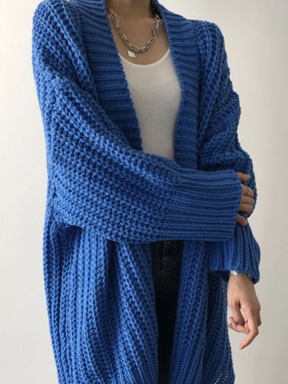 Mckenzie | Relaxed Oversize Split Knit Outerwear