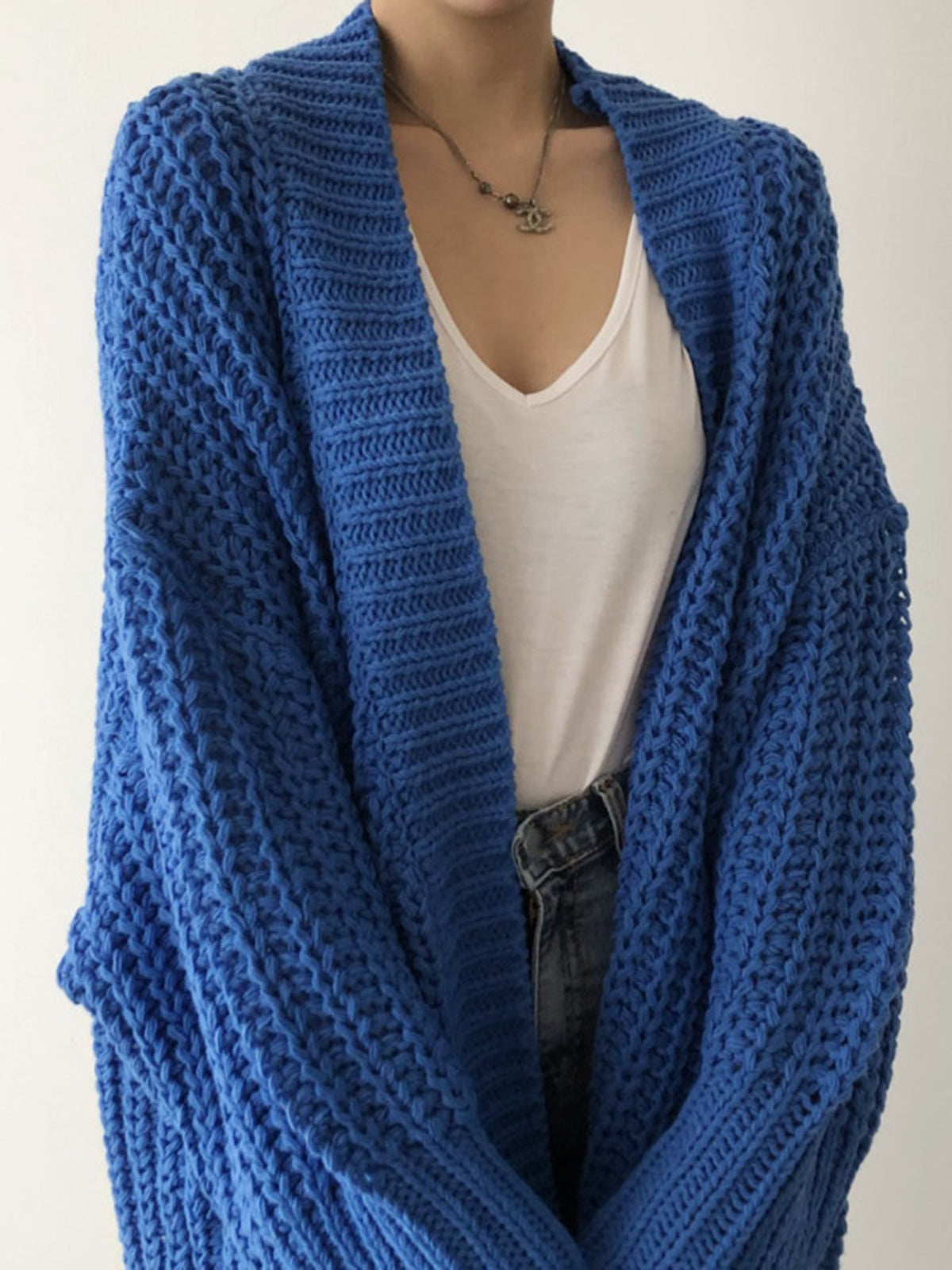 Mckenzie | Relaxed Oversize Split Knit Outerwear