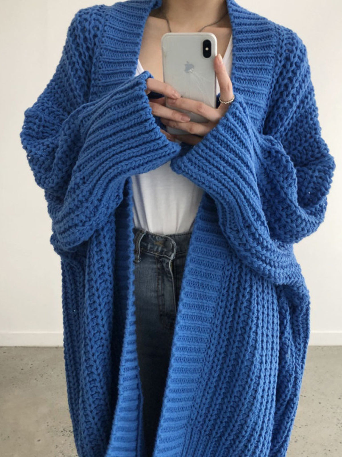 Mckenzie | Relaxed Oversize Split Knit Outerwear