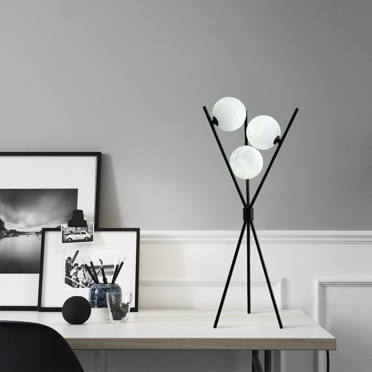Melinor | Glowing Moon-Inspired Table & Floor Lamp