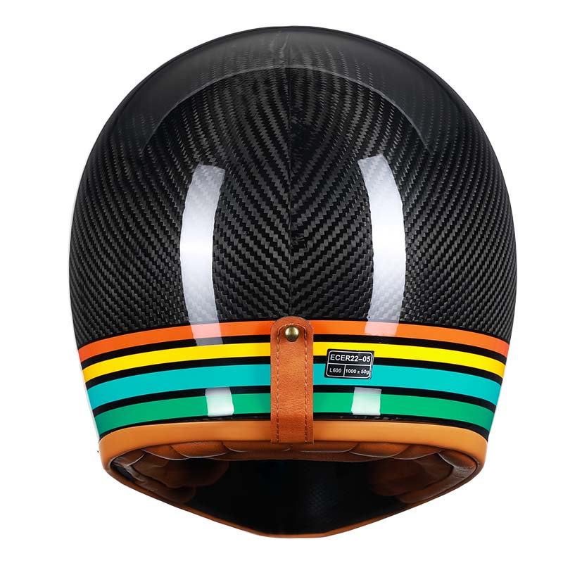 Men's Full Face Motorcycle Helmet Carbon Fiber Lightweight DOT ECE Approved