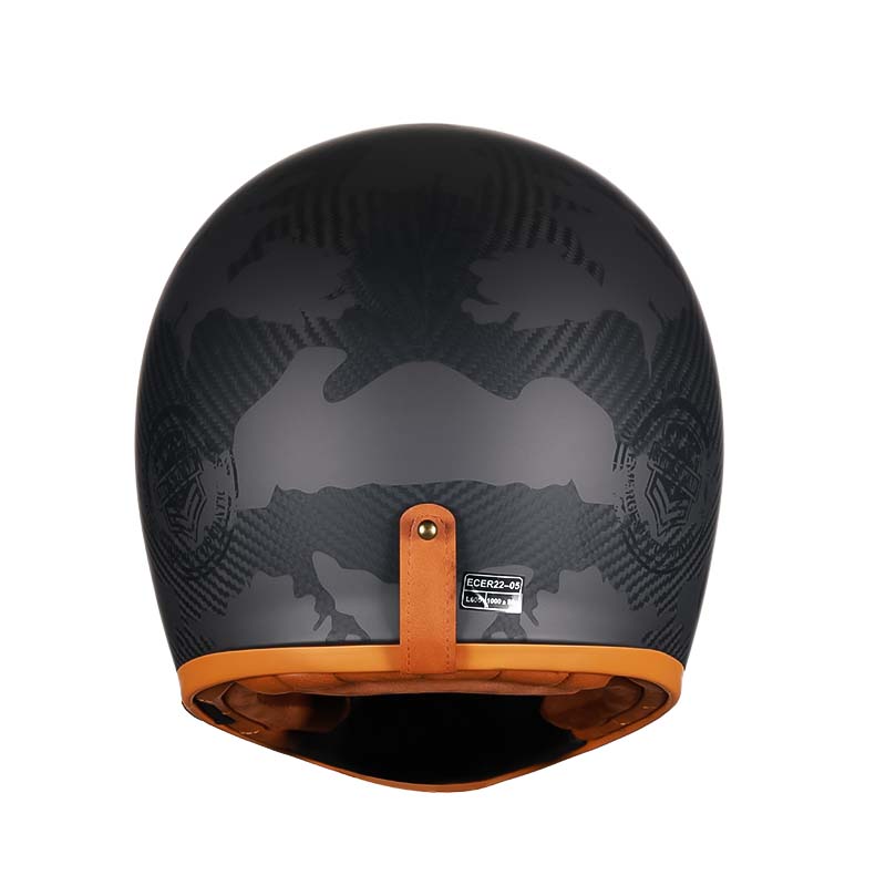 Men’s Motorcycle Helmet Full Face – Ultra-Light Carbon Fiber, DOT/ECE Approved