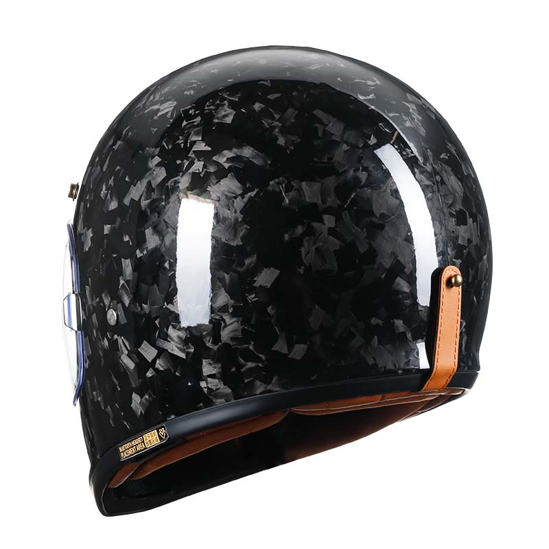 Lightweight Carbon Fiber Motorcycle Helmet – Full Face Protection, DOT & ECE