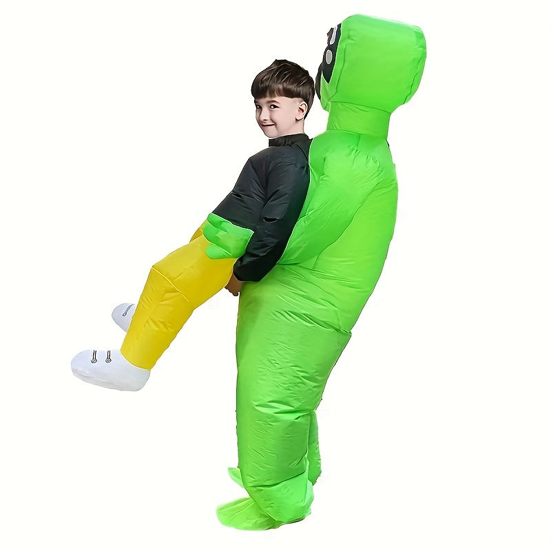 Inflatable Alien Ride-On Costume | Funny Men’s Halloween Suit
