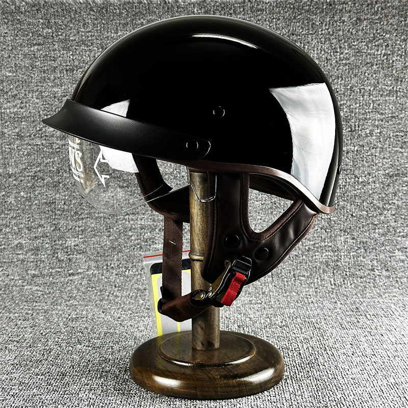 Men’s Half Helmet Stylish Lightweight Microfiber