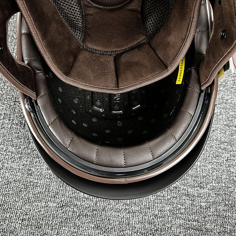Men’s Half Helmet Stylish Lightweight Microfiber