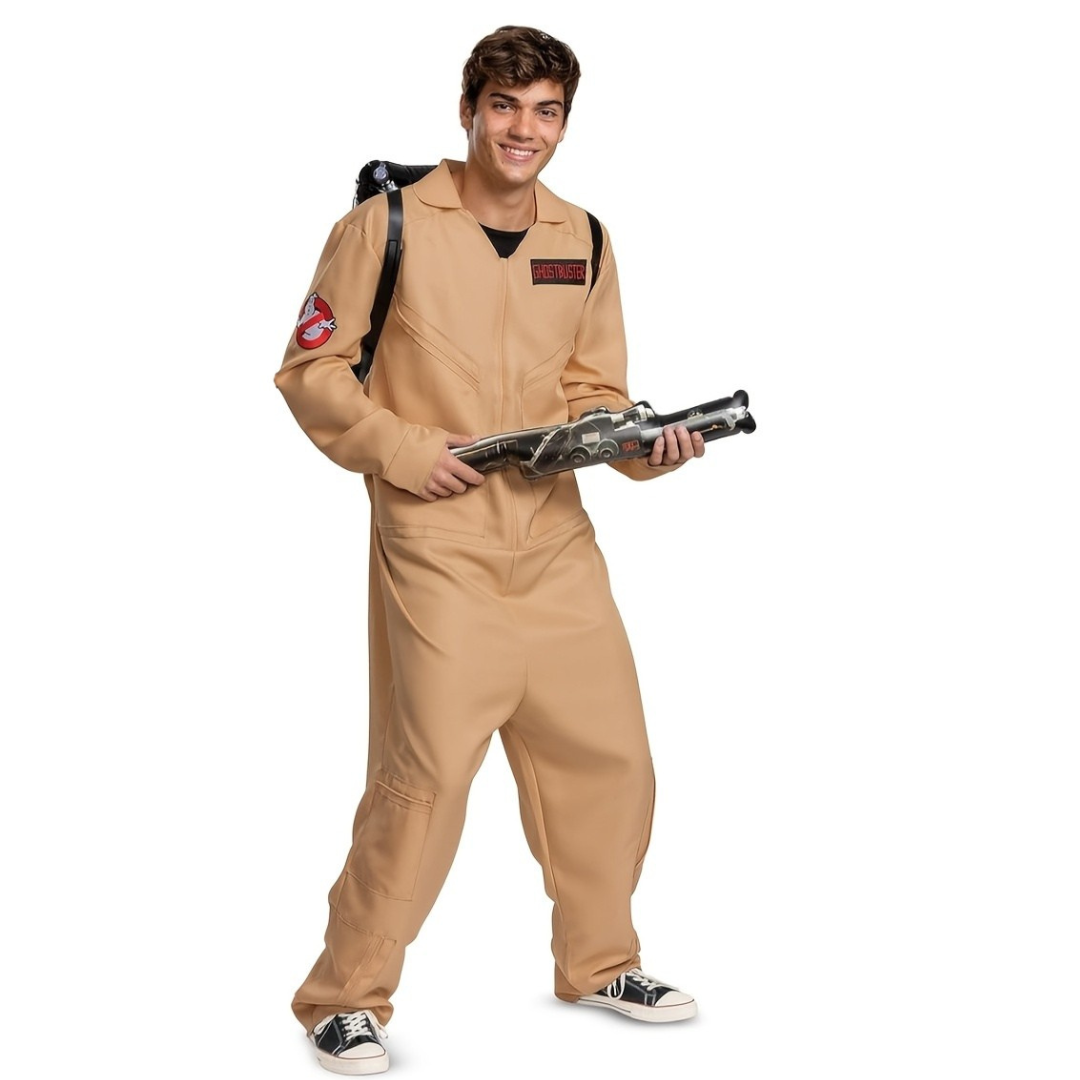 Men’s Zip-Up Utility Jumpsuit | Long Sleeve Halloween Costume