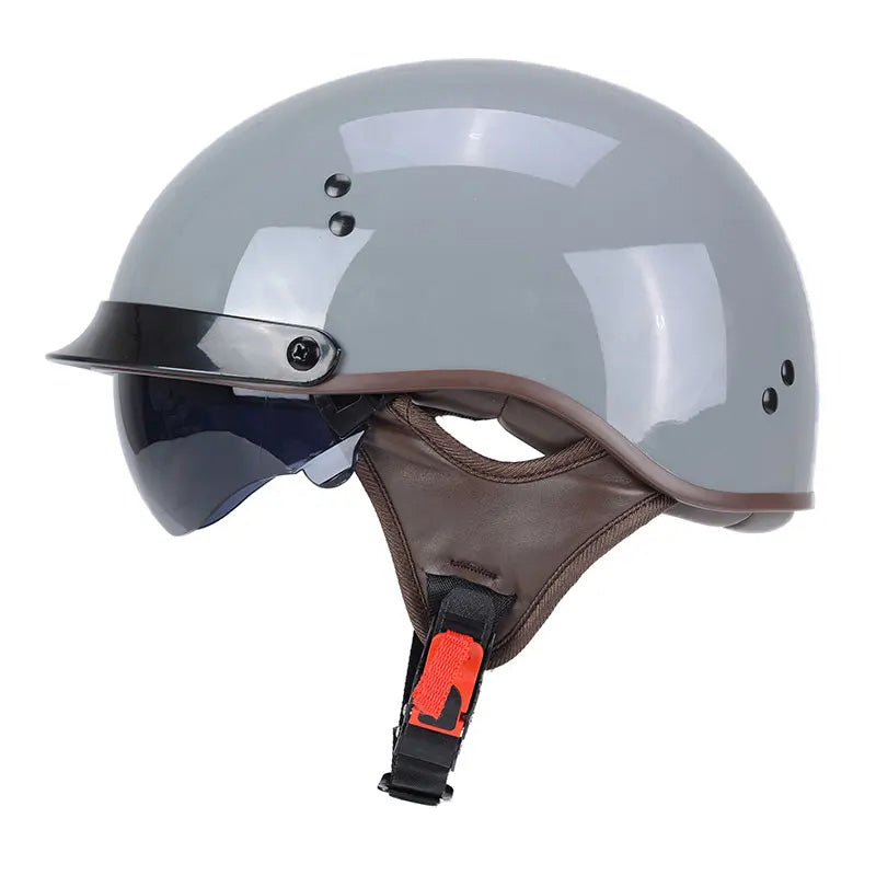 Men’s Motorcycle Helmet DOT Approved Lightweight UV Protection ABS Shell